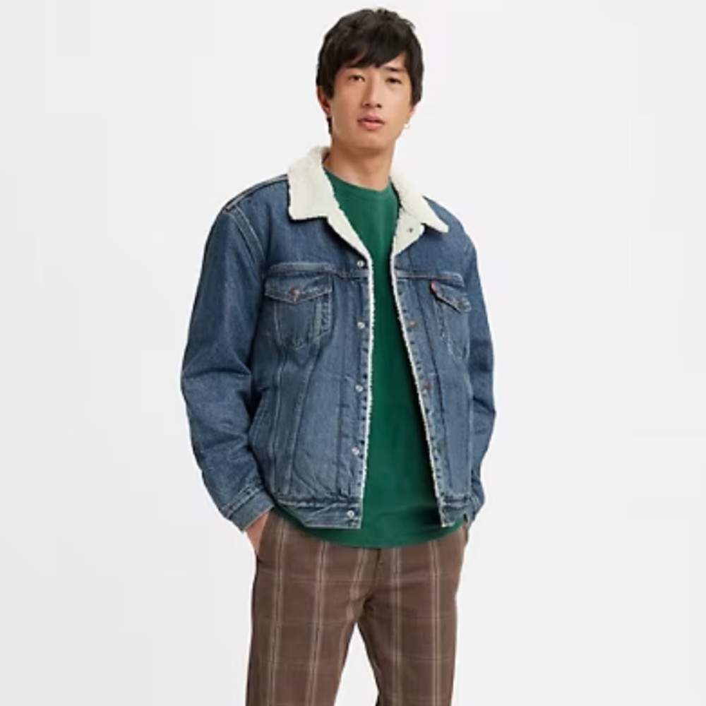 Levi’s sherpa denim jacket